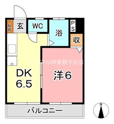 倉敷イーストコーポの物件間取画像